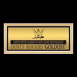 RARE-T Limited Edition Frames WWE - Dusty Rhodes 'Goldust' Photo Limited Signature Edition Studio Licensed Custom Frame