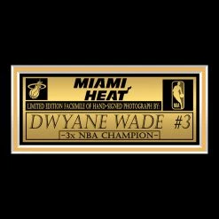 RARE-T Sports Memorabilia Miami Heat - Dwyane Wade Photo Limited Signature Edition Studio Licensed Custom Frame 11 RARE-T Sports Memorabilia Miami Heat - Dwyane Wade Photo Limited Signature Edition Studio Licensed Custom Frame