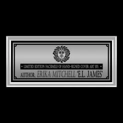 RARE-T Fifty Shades Of Grey Book Cover Photo Limited Signature Edition Studio Licensed Custom Frame Limited Edition Frames