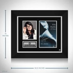 RARE-T Fifty Shades Of Grey Book Cover Photo Limited Signature Edition Studio Licensed Custom Frame Limited Edition Frames