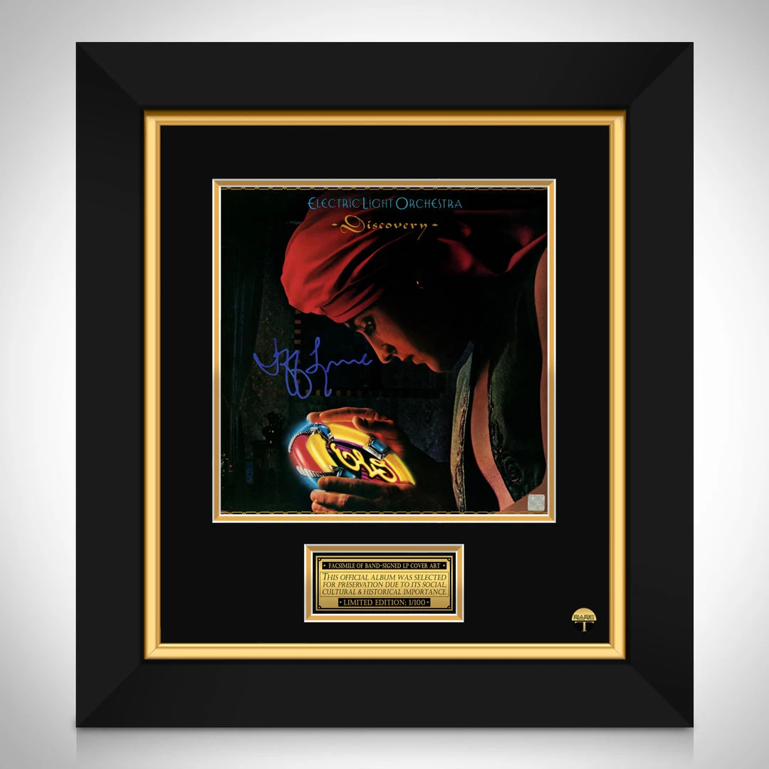 RARE-T Limited Edition Frames ELO Discovery Limited Signature Edition Studio Licensed LP Cover Custom Frame 1 RARE-T Limited Edition Frames ELO Discovery Limited Signature Edition Studio Licensed LP Cover Custom Frame
