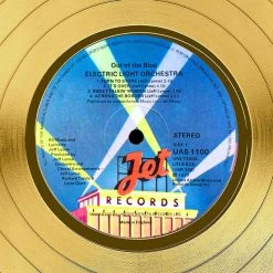 Rare-T Limited Edition Frames ELO Out Of The Blue Limited Signature Edition Studio Licensed Gold LP Custom Frame