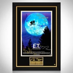 RARE-T Limited Edition Frames E.T The Extra Terrestrial Mini Poster Limited Signature Edition Studio Licensed Custom Frame
