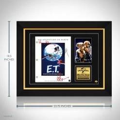 RARE-T E.T. Extra-Terrestrial Movie Script Limited Signature Edition Studio Licensed Custom Frame