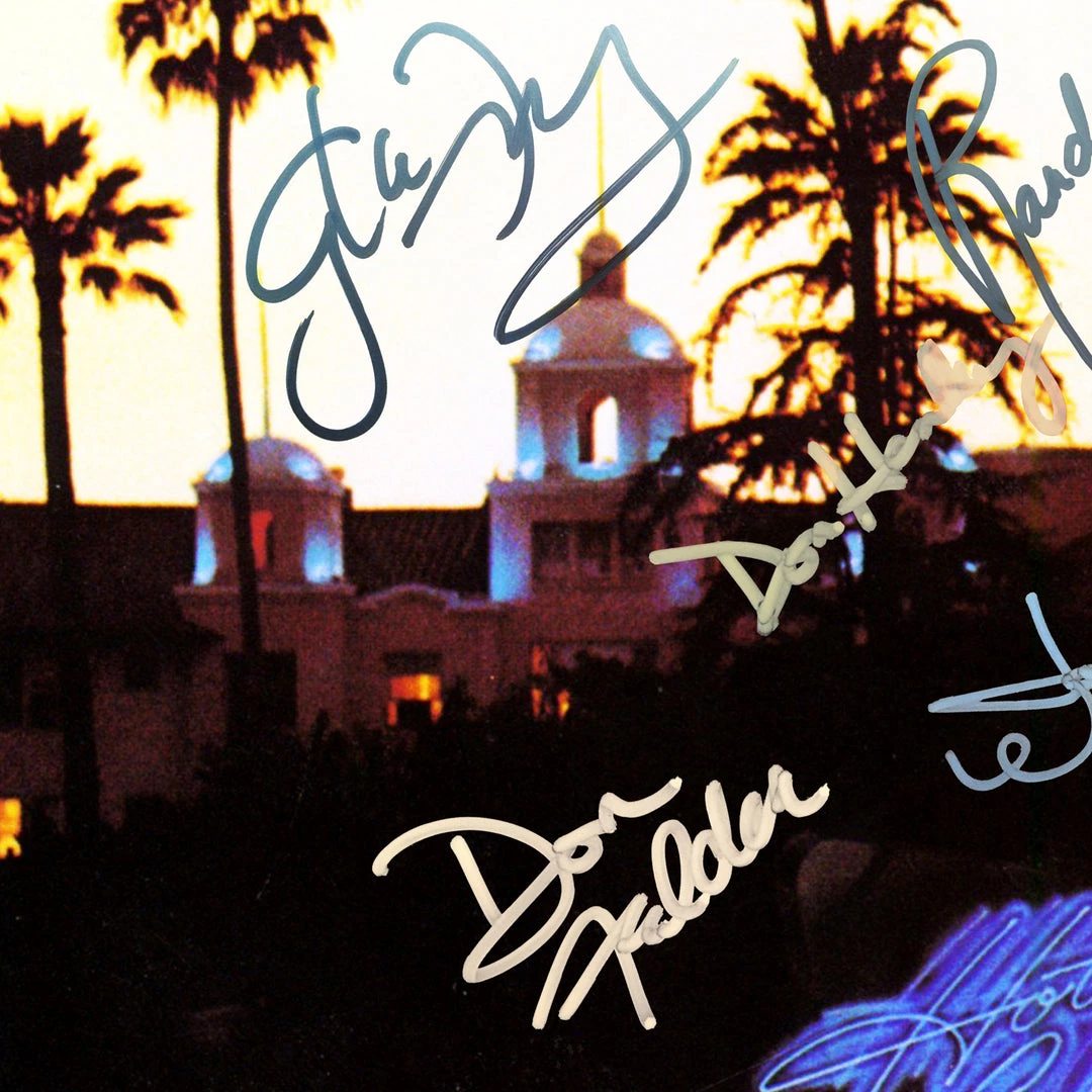 RARE-T Limited Edition Frames The Eagles Hotel California Platinum LP Limited Signature Edition Studio Licensed Custom Frame 2 RARE-T Limited Edition Frames The Eagles Hotel California Platinum LP Limited Signature Edition Studio Licensed Custom Frame