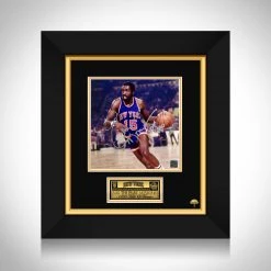 RARE-T New York Knicks - Earl Monroe Photo Limited Signature Edition Studio Licensed Custom Frame