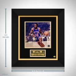 RARE-T New York Knicks - Earl Monroe Photo Limited Signature Edition Studio Licensed Custom Frame