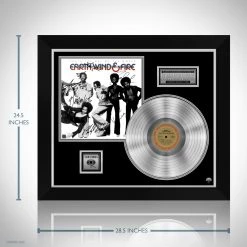 RARE-T Earth, Wind And Fire That’s The Way Of The World Platinum LP Limited Signature Edition Studio Licensed Custom Frame