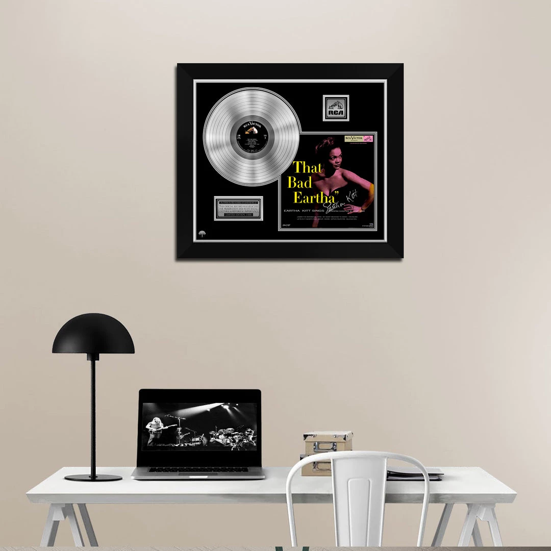 RARE-T Eartha Kitt - That Bad Eartha Platinum LP Limited Signature Edition Studio Licensed Custom Frame 2 RARE-T Eartha Kitt - That Bad Eartha Platinum LP Limited Signature Edition Studio Licensed Custom Frame