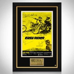 RARE-T Limited Edition Frames Easy Rider Mini Poster Limited Signature Edition Studio Licensed Custom Frame