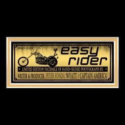 RARE-T Easy Rider - Peter Fonda Limited Signature Edition Studio Licensed Photo Custom Frame Limited Edition Frames