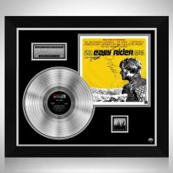 RARE-T Limited Edition Frames Easy Rider - Soundtrack Platinum LP Limited Signature Edition Studio Licensed Custom Frame