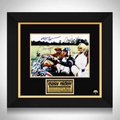 RARE-T Easy Rider Cast Photo Limited Signature Edition Studio Licensed Custom Frame Limited Edition Frames