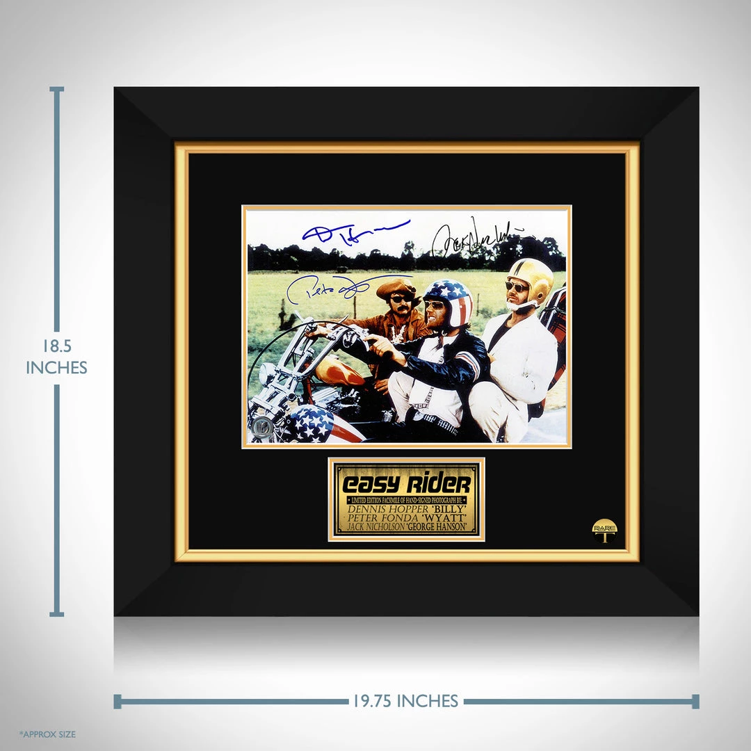 RARE-T Easy Rider Cast Photo Limited Signature Edition Studio Licensed Custom Frame Limited Edition Frames 3 RARE-T Easy Rider Cast Photo Limited Signature Edition Studio Licensed Custom Frame Limited Edition Frames