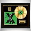 RARE-T Ed Sheeran - 'X' Wembley Edition Gold LP Limited Signature Edition Studio Licensed Custom Frame Limited Edition Frames