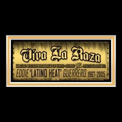 RARE-T WWE Eddie Guerrero Photo Limited Signature Edition Studio Licensed Custom Frame Limited Edition Frames