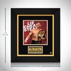 RARE-T WWE Eddie Guerrero Photo Limited Signature Edition Studio Licensed Custom Frame Limited Edition Frames