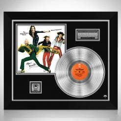 Rare-T Limited Edition Frames The Edgar Winter Group Shock Treatment Limited Signature Edition Licensed Platinum LP Custom Frame