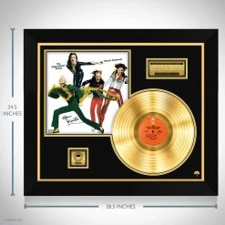 Rare-T The Edgar Winter Group Shock Treatment Limited Signature Edition Licensed Gold LP Custom Frame Limited Edition Frames