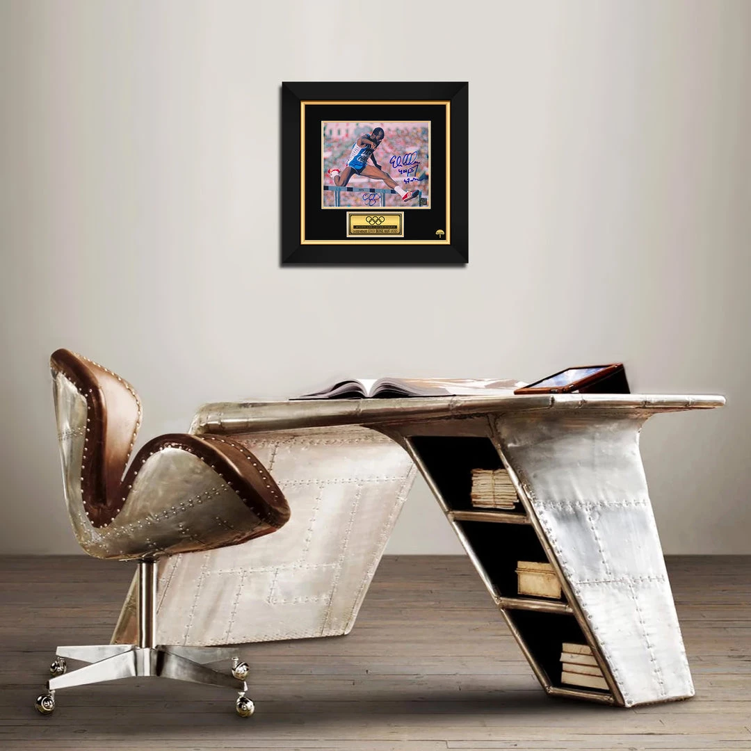RARE-T Edwin Moses Photo Limited Signature Edition Studio Licensed Custom Frame Limited Edition Frames 2 RARE-T Edwin Moses Photo Limited Signature Edition Studio Licensed Custom Frame Limited Edition Frames