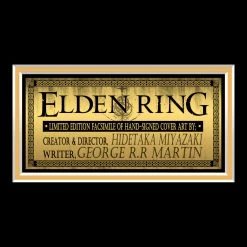 RARE-T Elden Ring - George R.R Martin & Hidetaka Miyazaki Cover Photo Limited Signature Edition Studio Licensed Custom Frame Limited Edition Frames 11 RARE-T Elden Ring - George R.R Martin & Hidetaka Miyazaki Cover Photo Limited Signature Edition Studio Licensed Custom Frame Limited Edition Frames