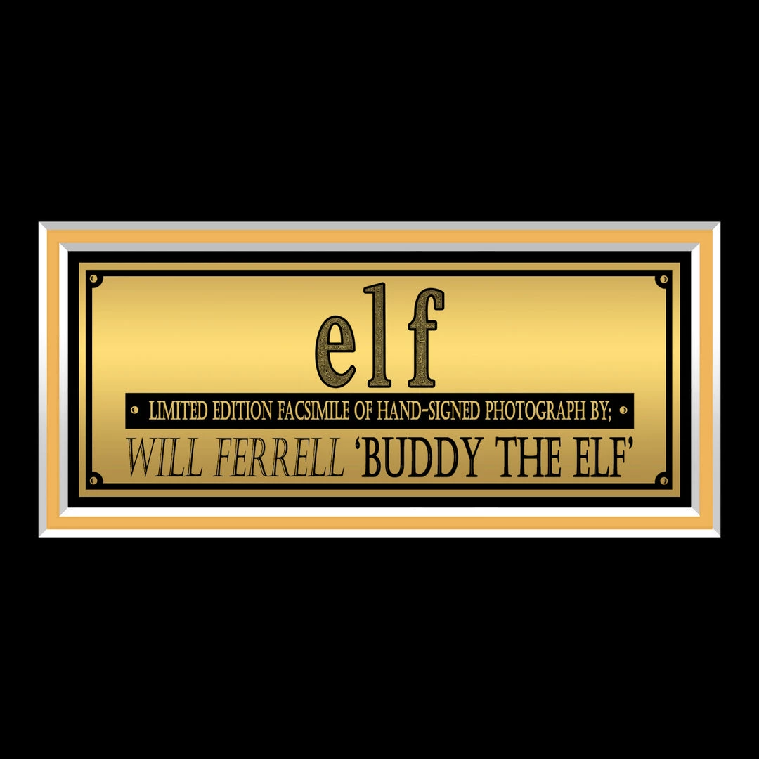 RARE-T NEW Elf Photo Limited Signature Edition Studio Licensed Custom Frame 5 RARE-T NEW Elf Photo Limited Signature Edition Studio Licensed Custom Frame