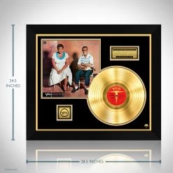 RARE-T Limited Edition Frames Ella Fitzgerald & Louis Armstrong - Ella And Louis Gold LP Limited Signature Edition Studio Licensed Custom Frame