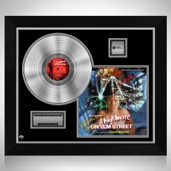RARE-T A Nightmare On Elm Street - Soundtrack Platinum LP Limited Signature Edition Studio Licensed Custom Frame Limited Edition Frames