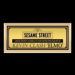 RARE-T Sesame Street - Elmo Limited Signature Edition Studio Licensed Photo Custom Frame Limited Edition Frames