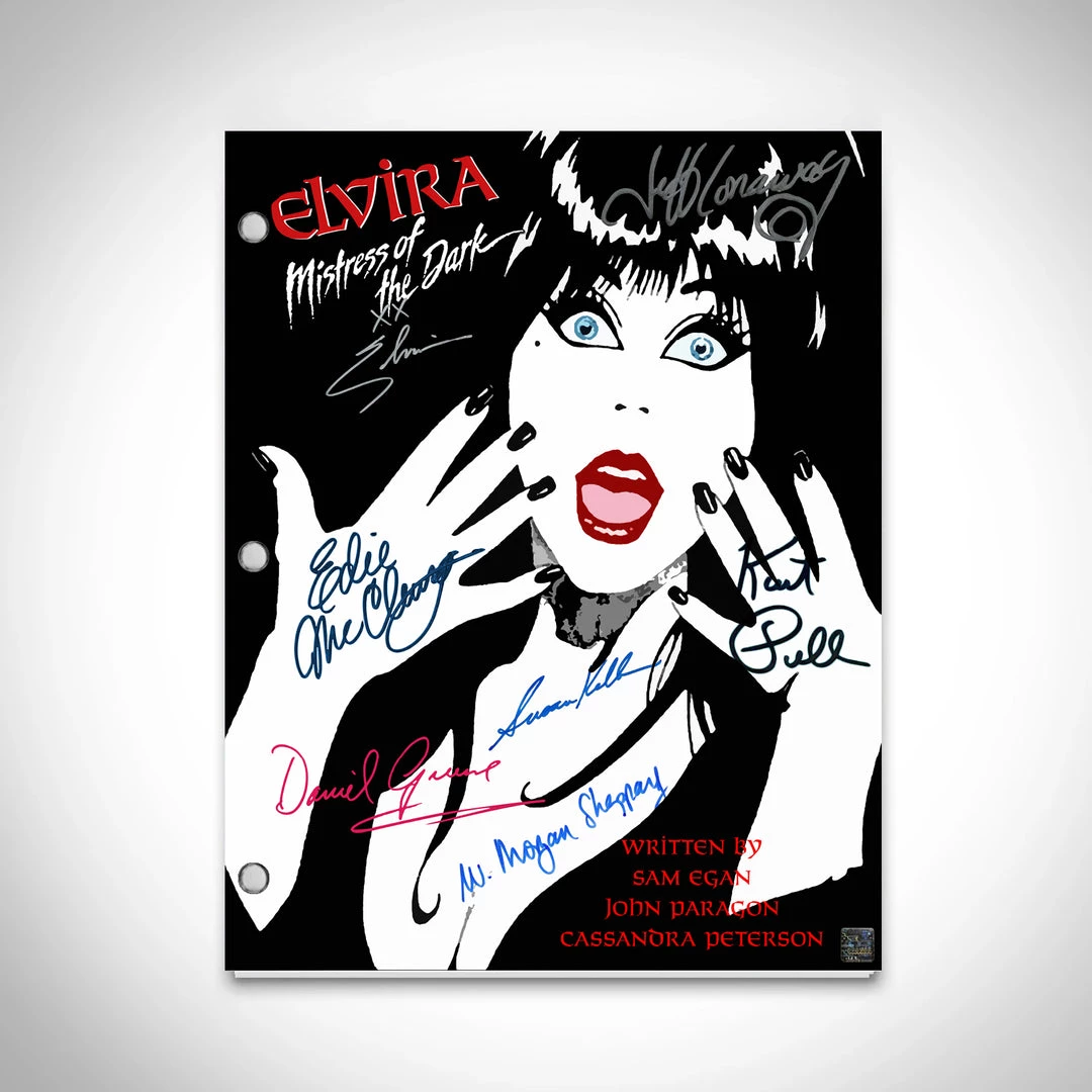 RARE-T Limited Edition Frames Elvira Mistress Of The Dark Transcript Limited Signature Edition Studio Licensed Custom Frame 4 RARE-T Limited Edition Frames Elvira Mistress Of The Dark Transcript Limited Signature Edition Studio Licensed Custom Frame