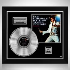 RARE-T Elvis Presley Boulevard Memphis Tennessee Platinum LP Limited Signature Edition Studio Licensed Custom Frame Limited Edition Frames