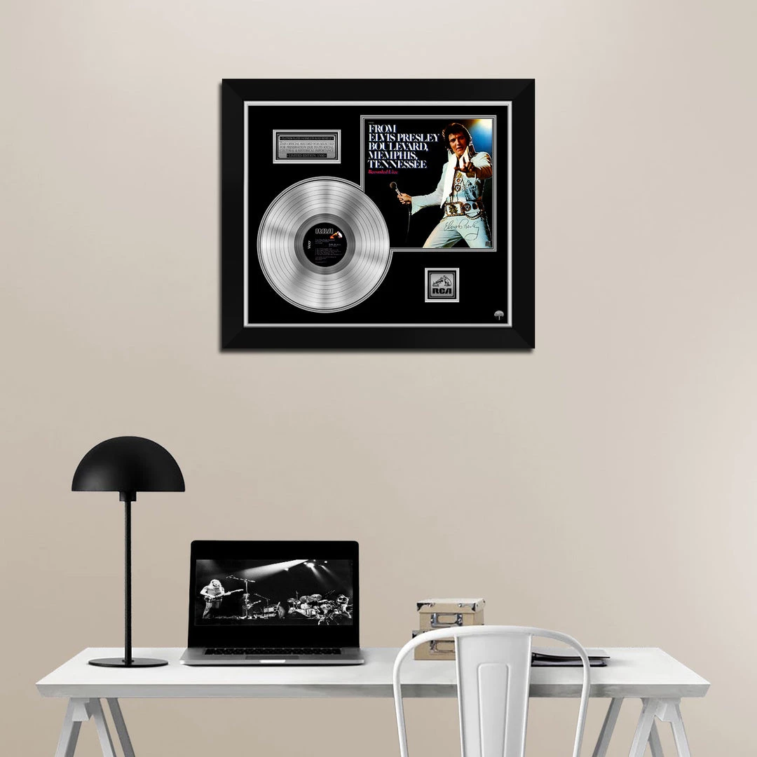 RARE-T Elvis Presley Boulevard Memphis Tennessee Platinum LP Limited Signature Edition Studio Licensed Custom Frame Limited Edition Frames 2 RARE-T Elvis Presley Boulevard Memphis Tennessee Platinum LP Limited Signature Edition Studio Licensed Custom Frame Limited Edition Frames