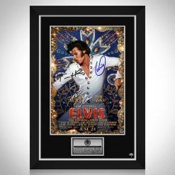 RARE-T NEW Elvis Mini Poster Limited Signature Edition Studio Licensed Custom Frame