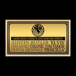 RARE-T NEW Elvis Mini Poster Limited Signature Edition Studio Licensed Custom Frame