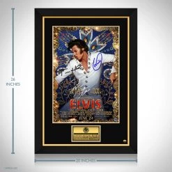 RARE-T NEW Elvis Mini Poster Limited Signature Edition Studio Licensed Custom Frame