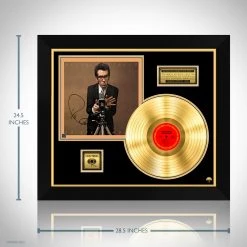 RARE-T Elvis Costello - This Year's Model Gold LP Limited Signature Edition Studio Licensed Custom Frame