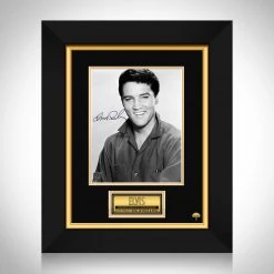 RARE-T Limited Edition Frames Elvis Presley Portrait Photo Limited Signature Edition Studio Licensed Custom Frame