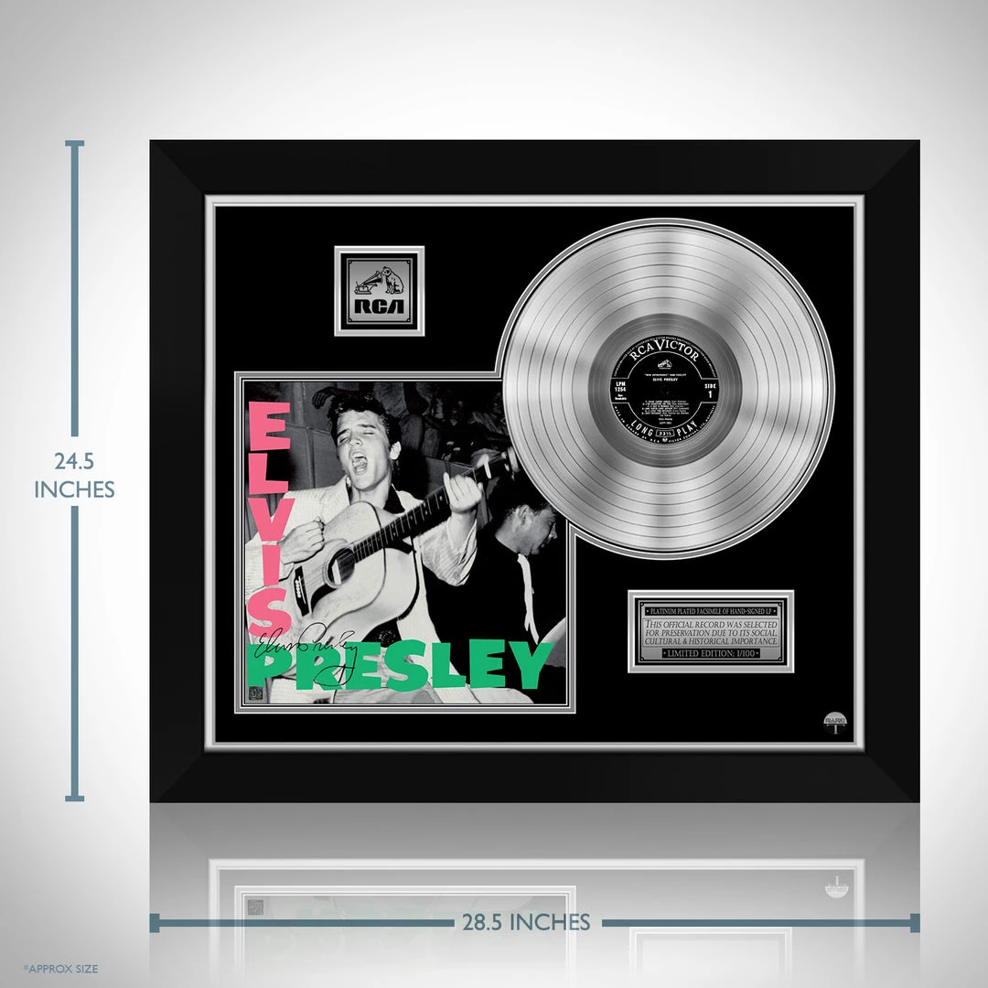 RARE-T Limited Edition Frames Elvis Presley Platinum LP Limited Signature Edition Studio Licensed Custom Frame 3 RARE-T Limited Edition Frames Elvis Presley Platinum LP Limited Signature Edition Studio Licensed Custom Frame