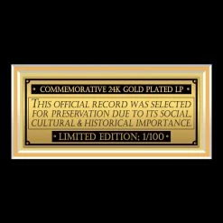 RARE-T Limited Edition Frames Elvis Presley 'Welcome To My World' Limited Collectors' Edition Studio Licensed Gold LP Custom Frame