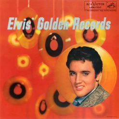 RARE-T Elvis Presley 'Golden Records' Limited Collectors' Edition Studio Licensed Gold LP Custom Frame Limited Edition Frames