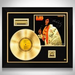 RARE-T Limited Edition Frames Elvis Presley Pure Gold Gold LP Limited Signature Edition Studio Licensed Custom Frame