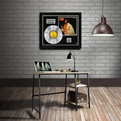 RARE-T Limited Edition Frames Elvis Presley Pure Gold Platinum LP Limited Signature Edition Studio Licensed Custom Frame