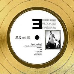 RARE-T Eminem Marshall Mathers Gold LP Limited Signature Edition Studio Licensed Custom Frame 12 RARE-T Eminem Marshall Mathers Gold LP Limited Signature Edition Studio Licensed Custom Frame