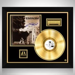 RARE-T Eminem Marshall Mathers Gold LP Limited Signature Edition Studio Licensed Custom Frame