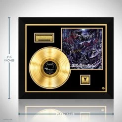 RARE-T Limited Edition Frames Emperor - In The Nightside Eclipse Gold LP Limited Signature Edition Studio Licensed Custom Frame 13 RARE-T Limited Edition Frames Emperor - In The Nightside Eclipse Gold LP Limited Signature Edition Studio Licensed Custom Frame