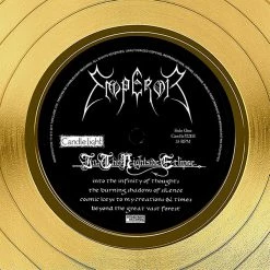 RARE-T Limited Edition Frames Emperor - In The Nightside Eclipse Gold LP Limited Signature Edition Studio Licensed Custom Frame 14 RARE-T Limited Edition Frames Emperor - In The Nightside Eclipse Gold LP Limited Signature Edition Studio Licensed Custom Frame