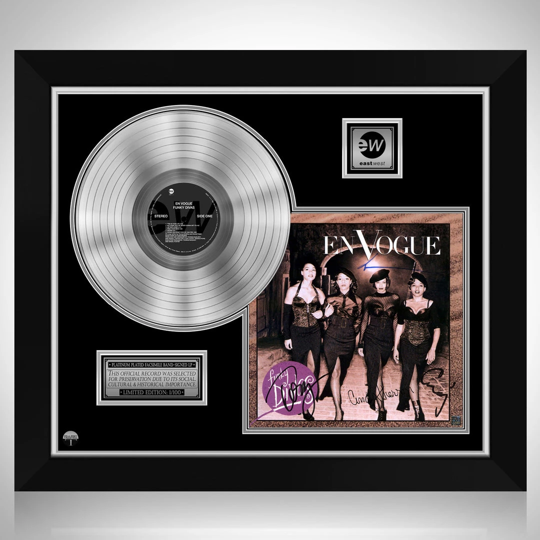 RARE-T En Vogue - Funky Divas Platinum LP Limited Signature Edition Studio Licensed Custom Frame 1 RARE-T En Vogue - Funky Divas Platinum LP Limited Signature Edition Studio Licensed Custom Frame