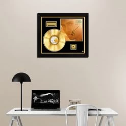 RARE-T Enrique Iglesias - Euphoria Gold LP Limited Signature Edition Studio Licensed Custom Frame