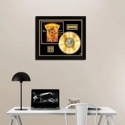 RARE-T Enter The Dragon - Original Motion Picture Soundtrack Gold LP Limited Signature Edition Studio Licensed Custom Frame Limited Edition Frames