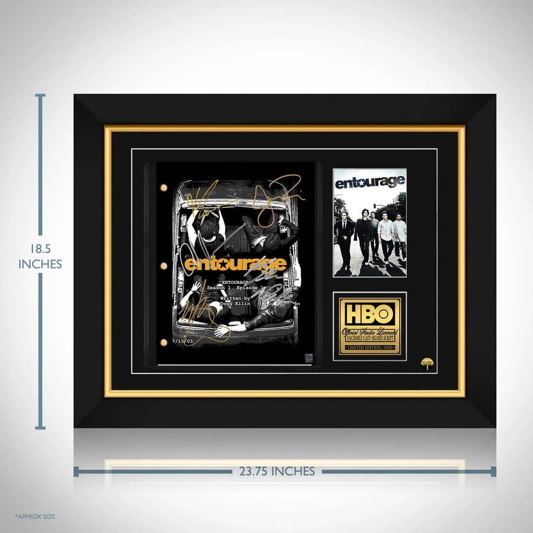RARE-T Limited Edition Frames Entourage Script Limited Signature Edition Studio Licensed Custom Frame 8 RARE-T Limited Edition Frames Entourage Script Limited Signature Edition Studio Licensed Custom Frame